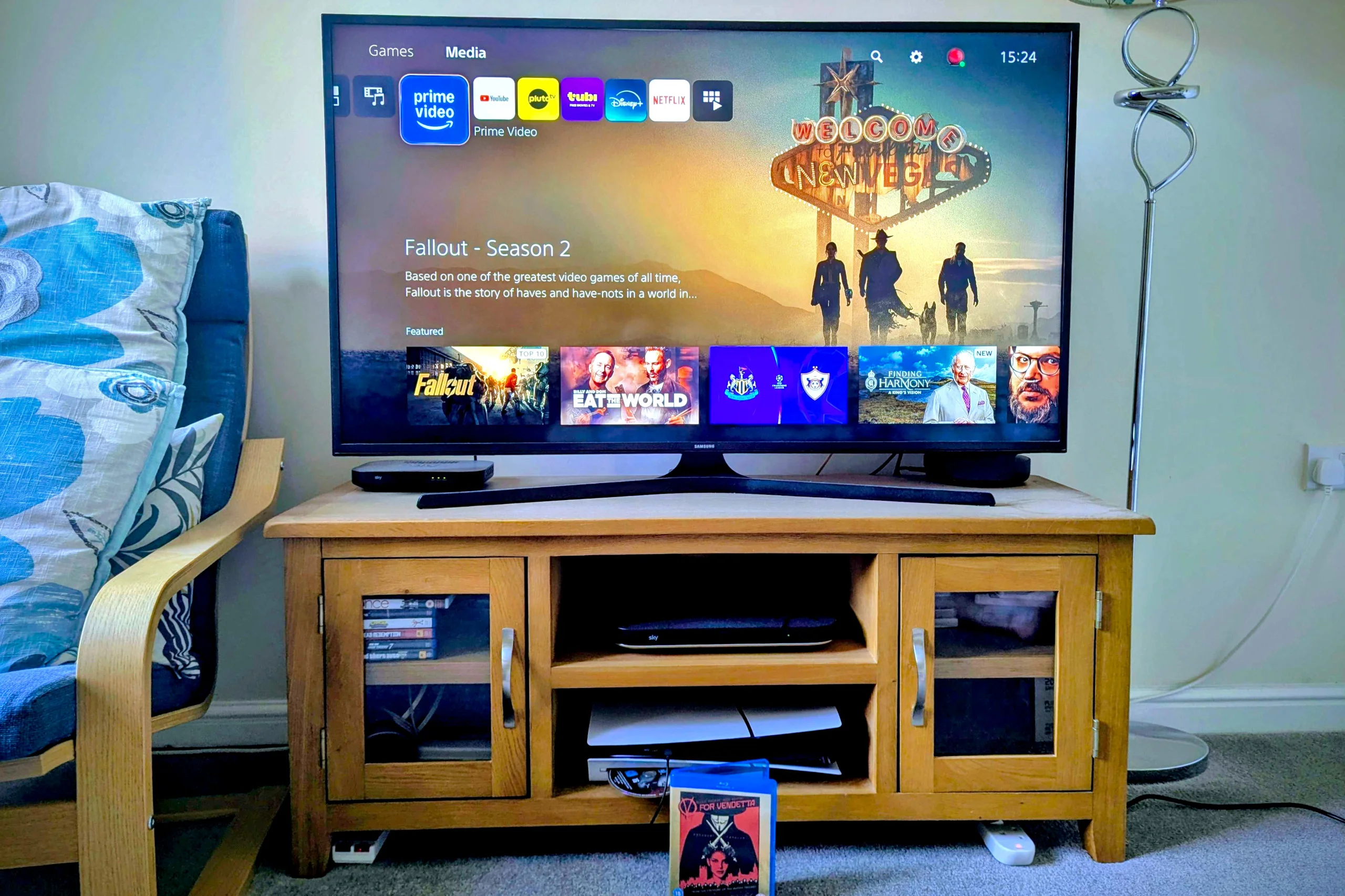 Fallout on Prime Video on PlayStation 5 Streaming Services