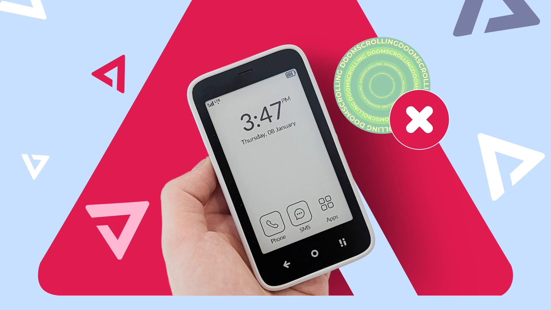 I cured my doomscrolling habit by using an E Ink phone for a week