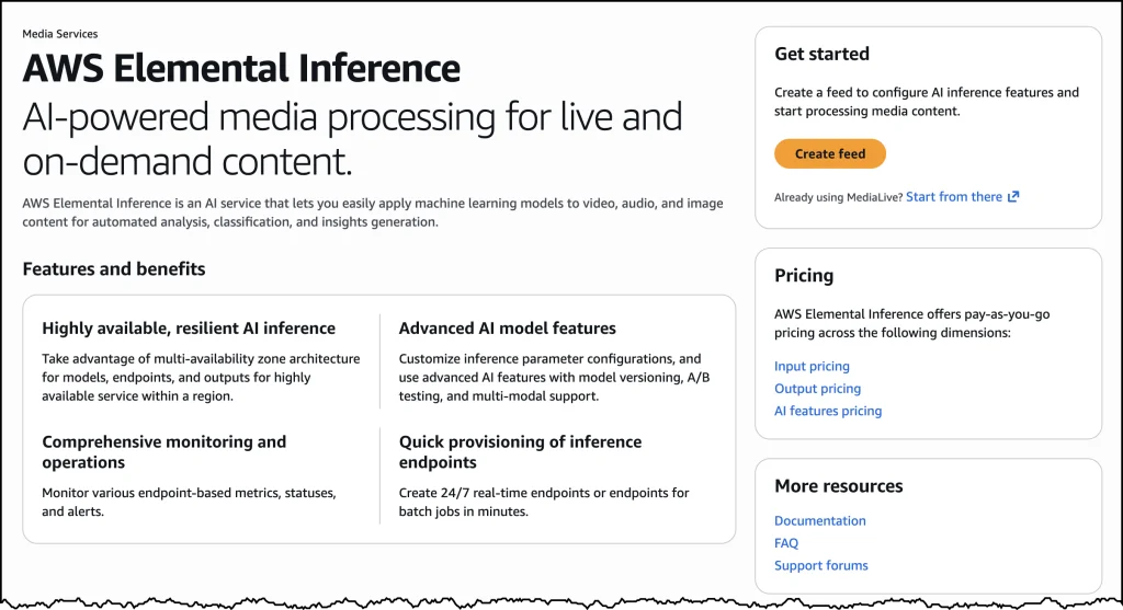 Transform live video for mobile audiences with AWS Elemental Inference