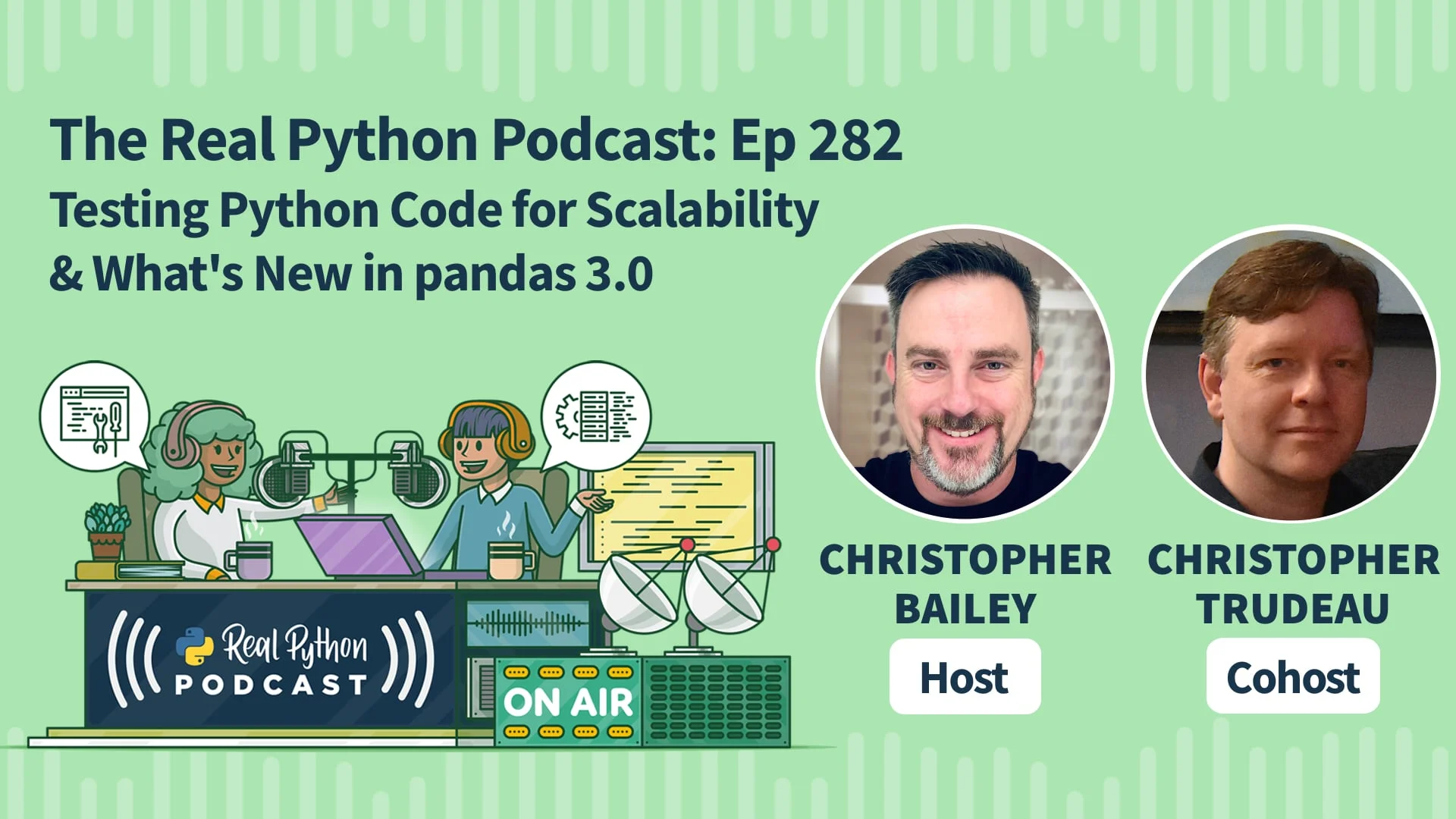 The Real Python Podcast – Episode #282: Testing Python Code for Scalability & What's New in pandas 3.0