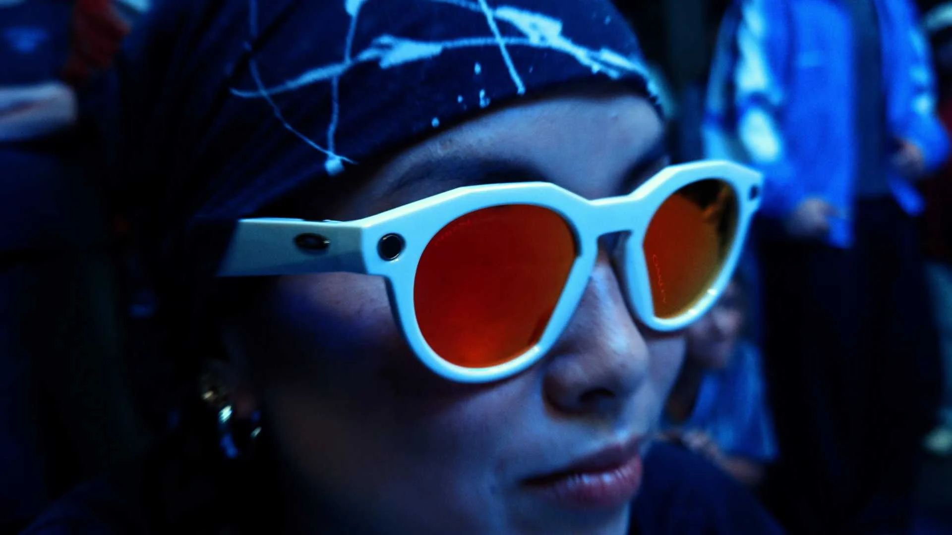 A promotional image from Meta Oakley's Super Bowl commercial