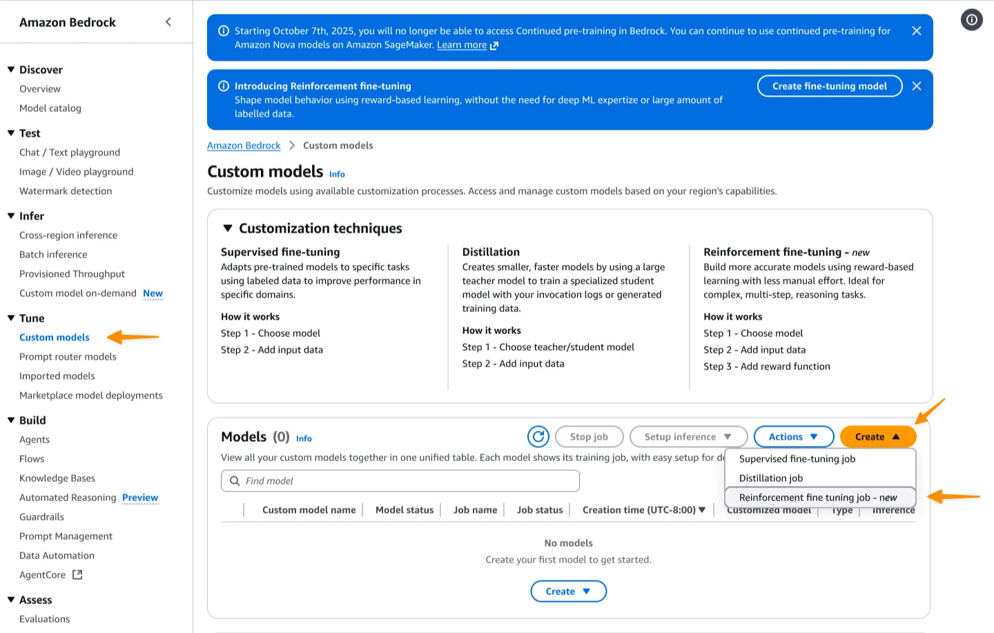 Amazon Bedrock adds reinforcement ﬁne-tuning simplifying how developers build smarter, more accurate AI models